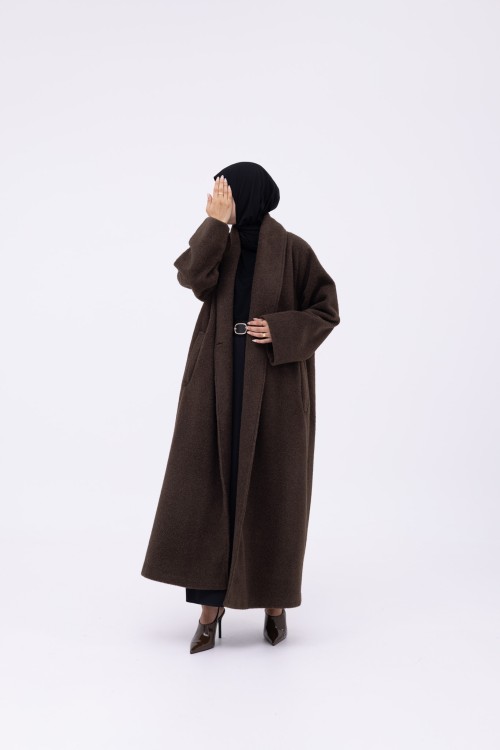 Manteau Clémence marron