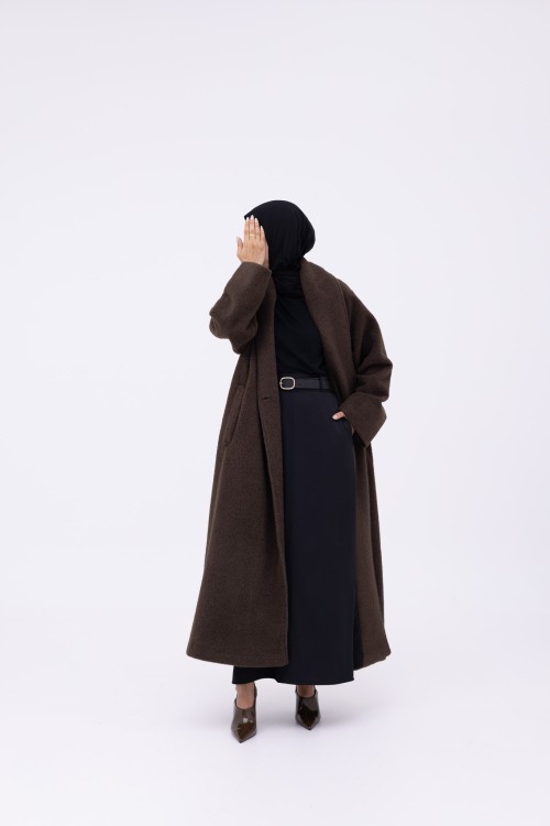 Manteau Clémence marron