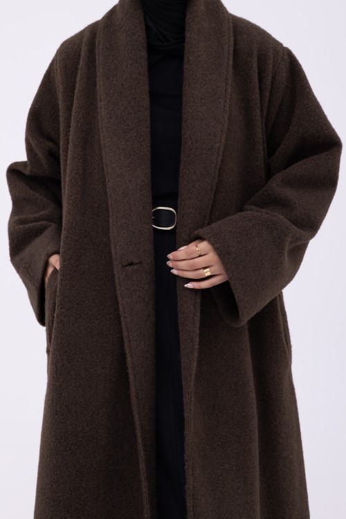 Manteau Clémence marron