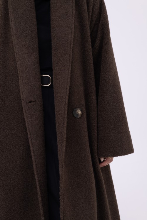 Manteau Clémence marron
