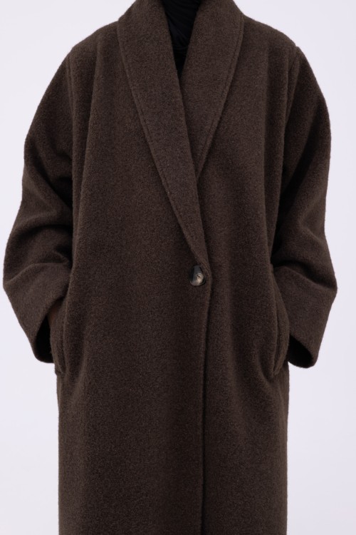 Manteau Clémence marron