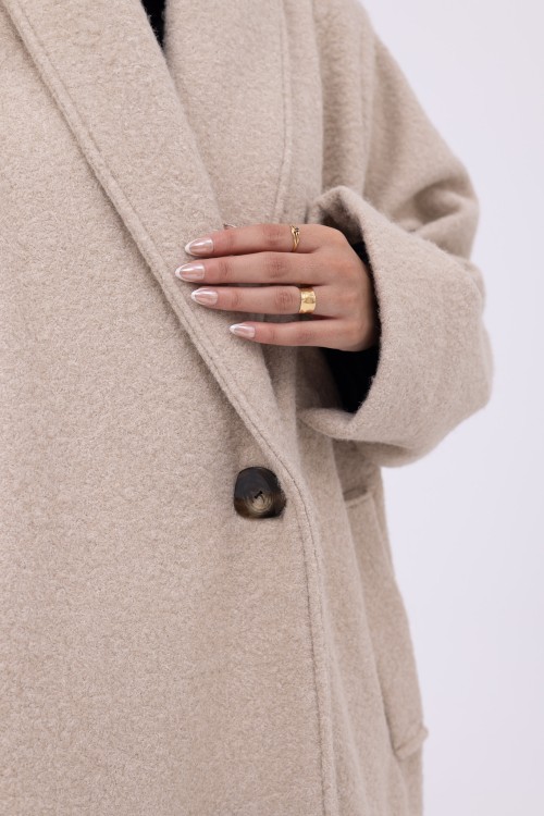 Manteau Clémence crème