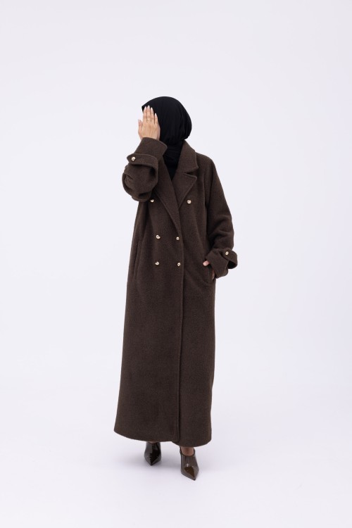 Manteau Sézanne marron