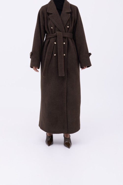 Manteau Sézanne marron