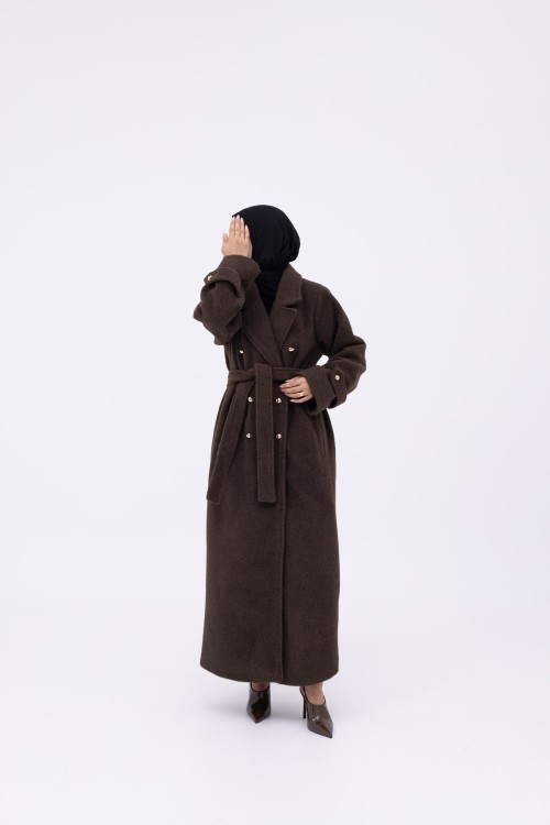 Manteau Sézanne marron