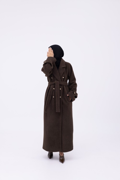 Manteau Sézanne marron