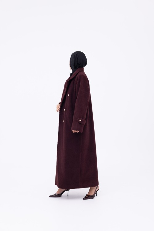 Manteau Sézanne burgundy