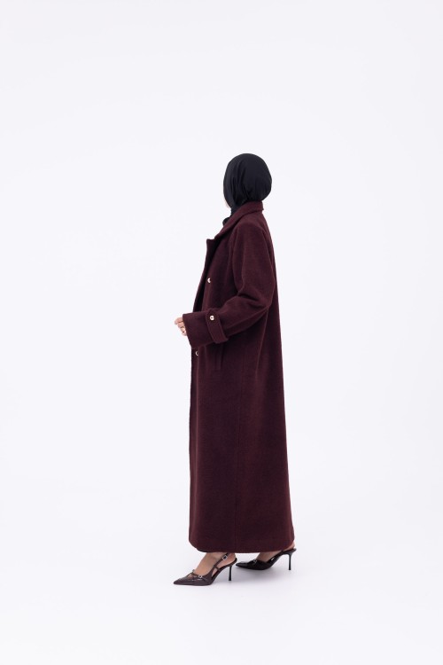 Manteau Sézanne burgundy