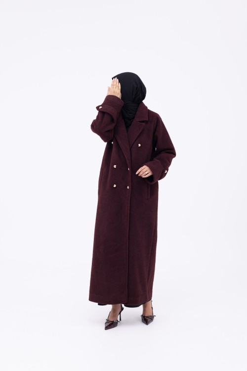 Manteau Sézanne burgundy
