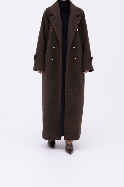 Manteau Sézanne marron