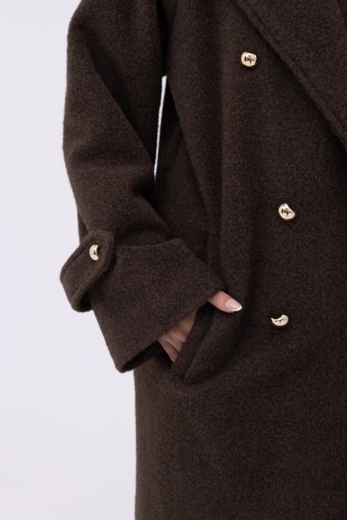Manteau Sézanne marron