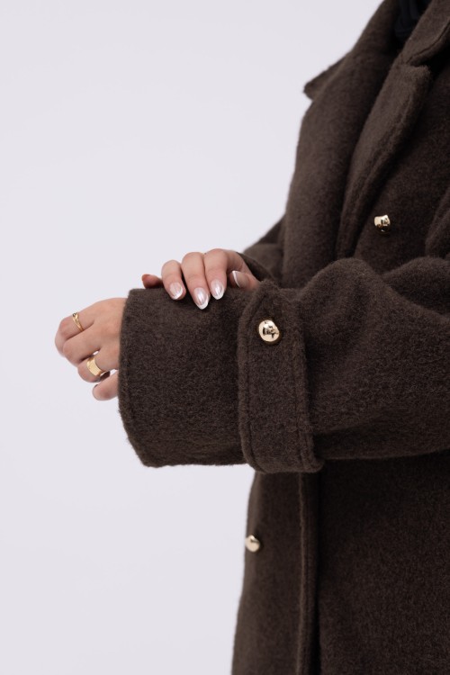 Manteau Sézanne marron