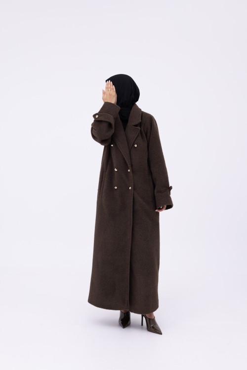 Manteau Sézanne marron