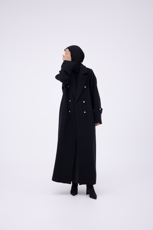 Manteau Sézanne noir