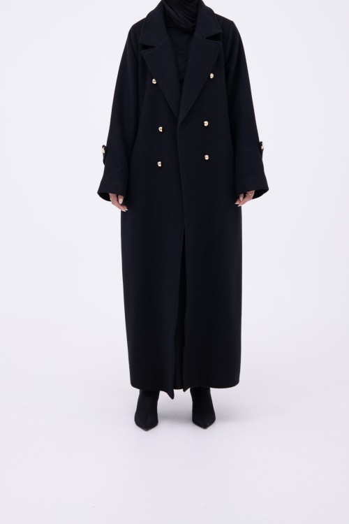 Manteau Sézanne noir