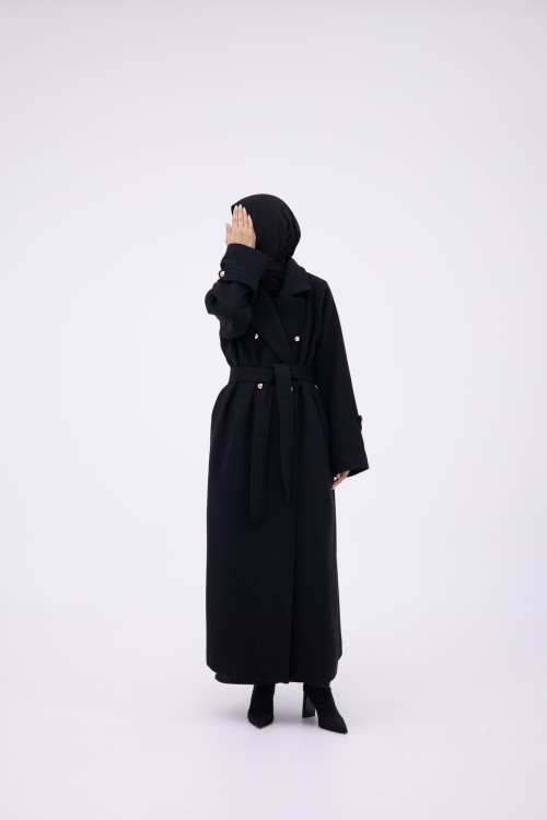 Manteau Sézanne noir