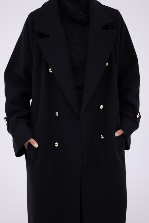 Manteau Sézanne noir