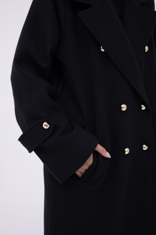 Manteau Sézanne noir