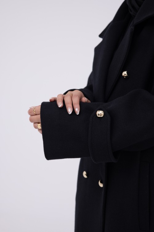 Manteau Sézanne noir