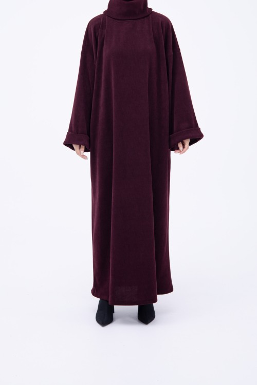 Robe pull Elya burgundy
