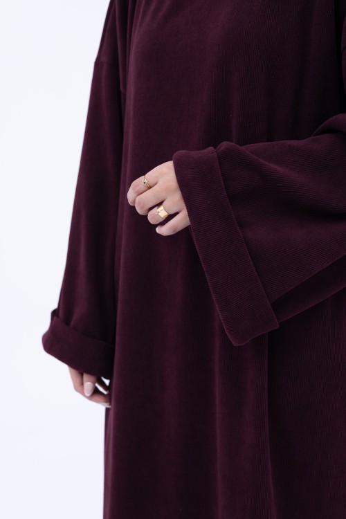 Robe pull Elya burgundy