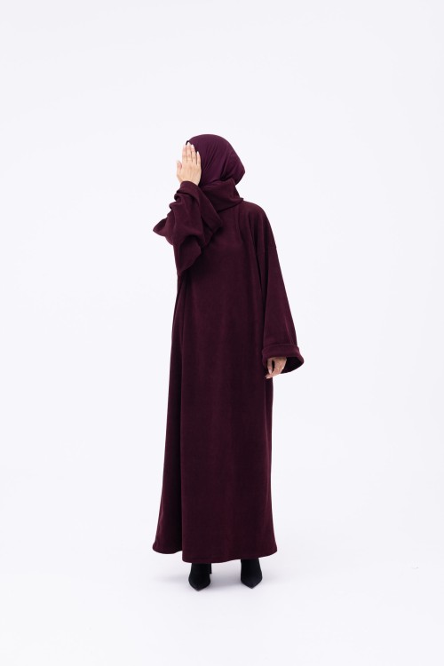 Robe pull Elya burgundy