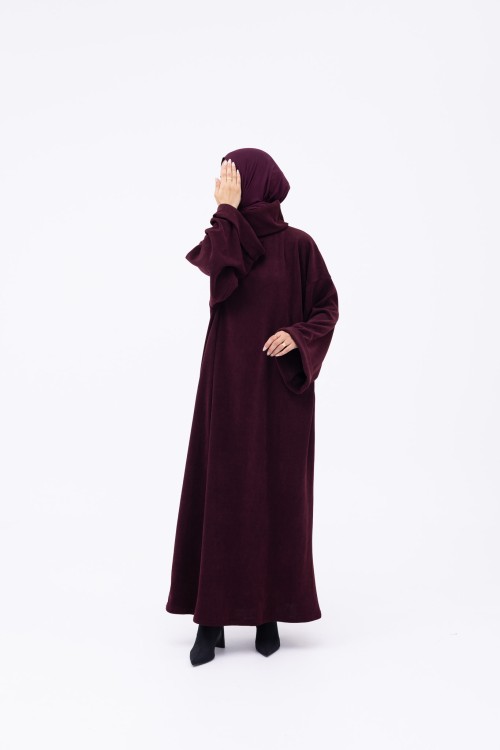 Robe pull Elya burgundy