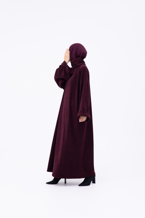 Robe pull Elya burgundy