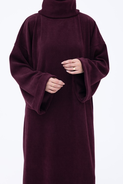 Robe pull Elya burgundy