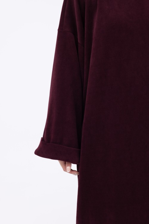 Robe pull Elya burgundy