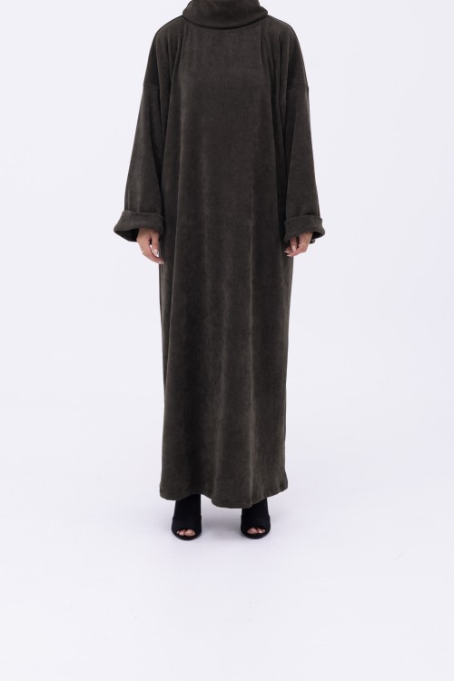 Robe pull Elya olive