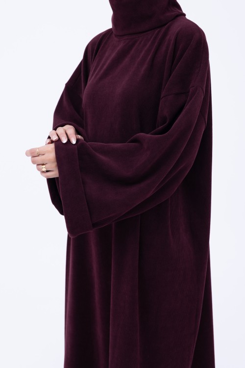 Robe pull Elya burgundy
