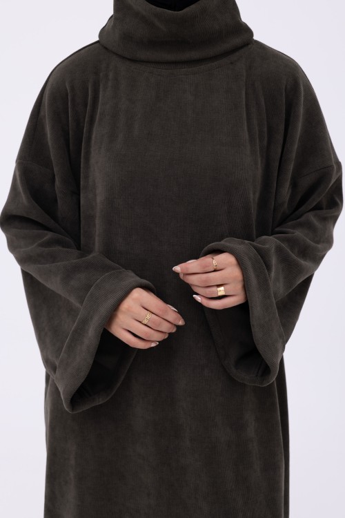 Robe pull Elya olive