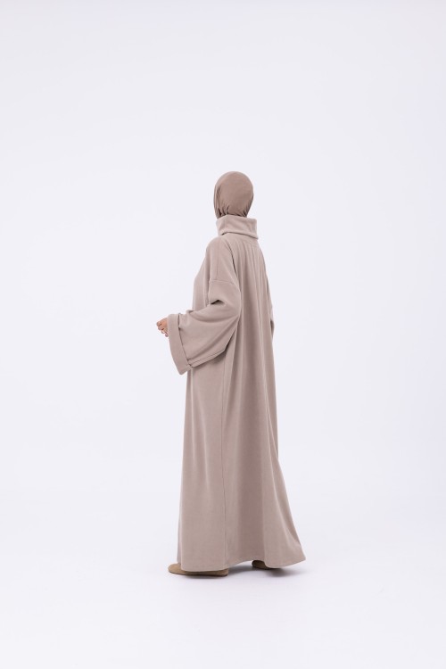 Robe pull Elya beige