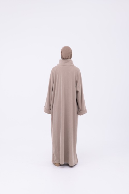 Robe pull Elya beige