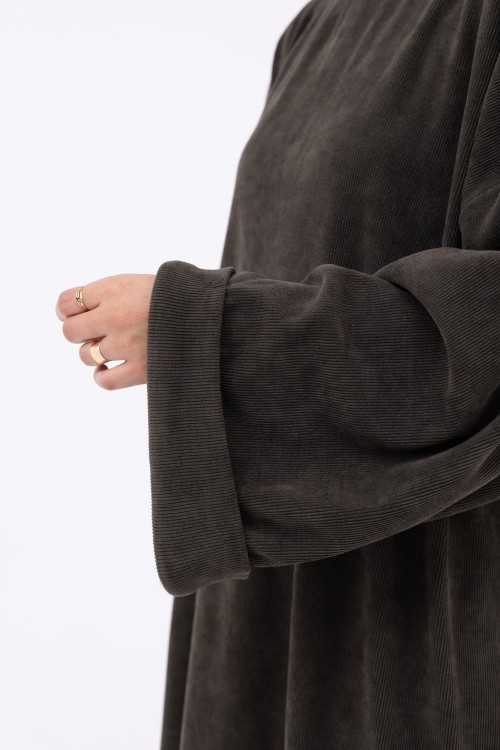 Robe pull Elya olive