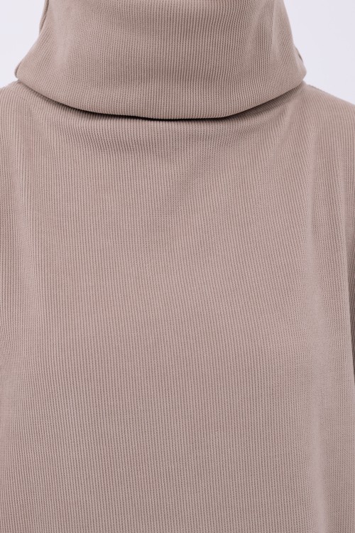 Robe pull Elya beige