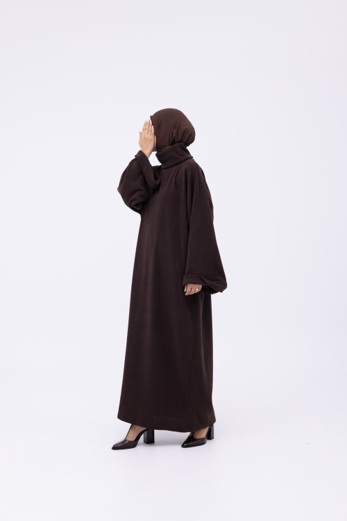 Robe pull Elya marron