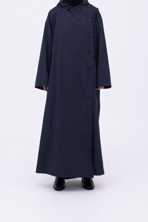 Trench Imperméable Estelle bleu nuit