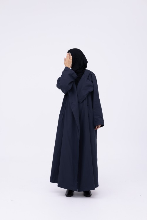 Trench Imperméable Estelle bleu nuit