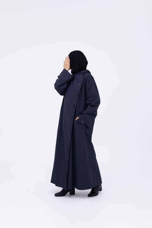 Trench Imperméable Estelle bleu nuit