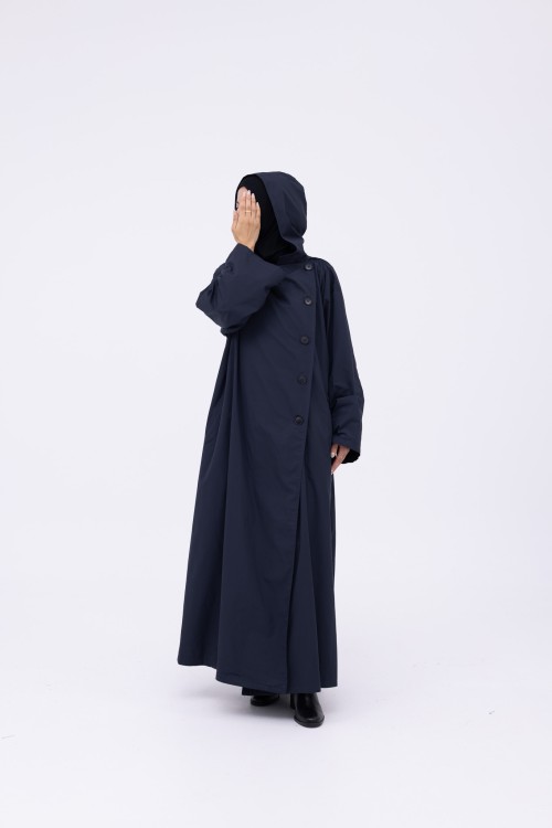 Trench Imperméable Estelle bleu nuit