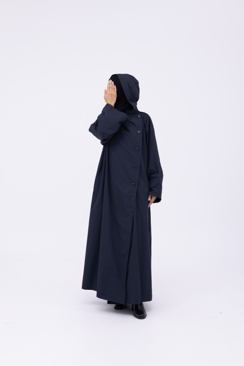 Trench Imperméable Estelle bleu nuit