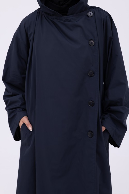 Trench Imperméable Estelle bleu nuit