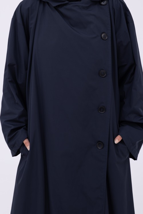 Trench Imperméable Estelle bleu nuit