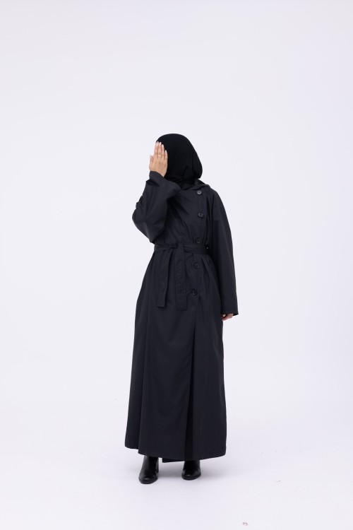 Trench Imperméable Estelle noir