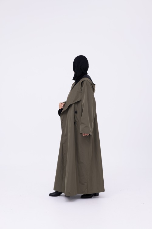 Trench Imperméable Estelle olive