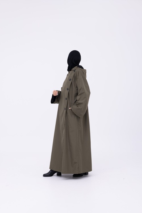 Trench Imperméable Estelle olive