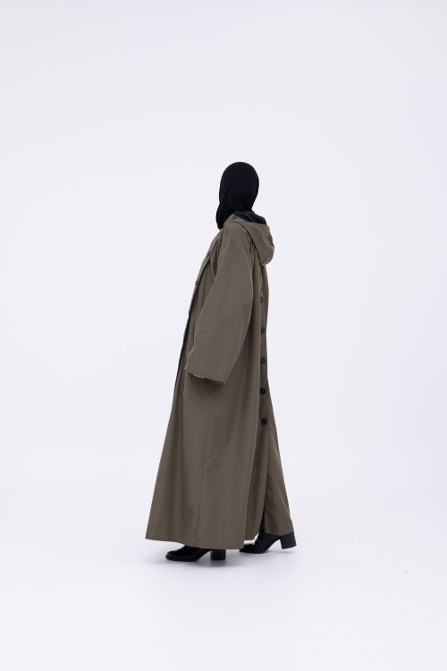 Trench Imperméable Estelle olive