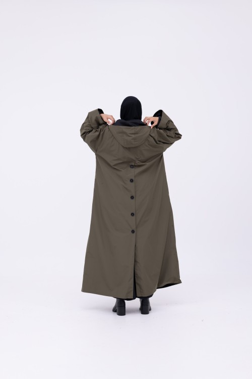 Trench Imperméable Estelle olive